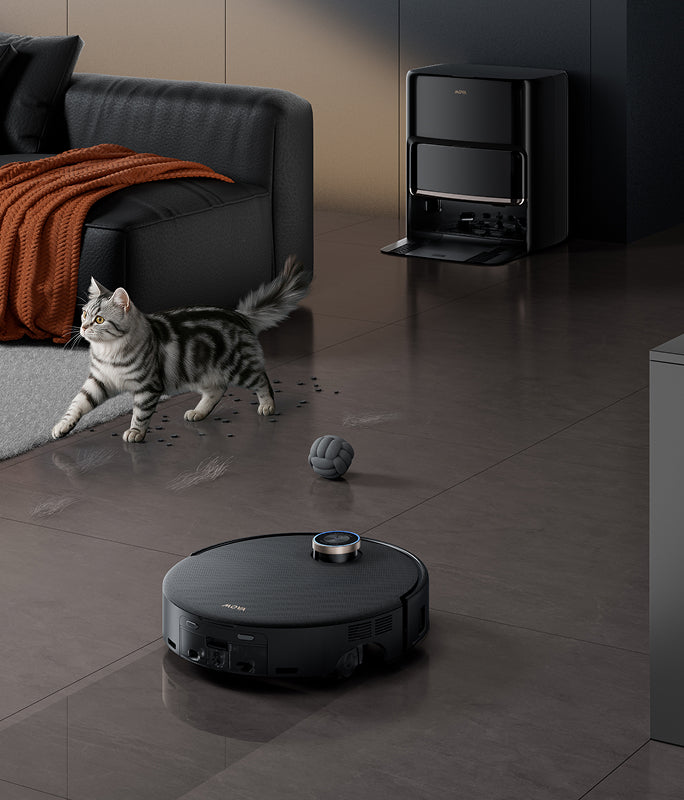 mova z60 ultra roller complete AI petmate mode – clean, entertain, capture fun moments -