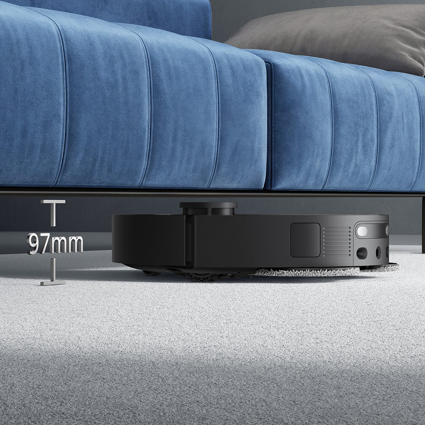 MOVA E50 Ultra Robot Vacuum Black 97mm Slim Body