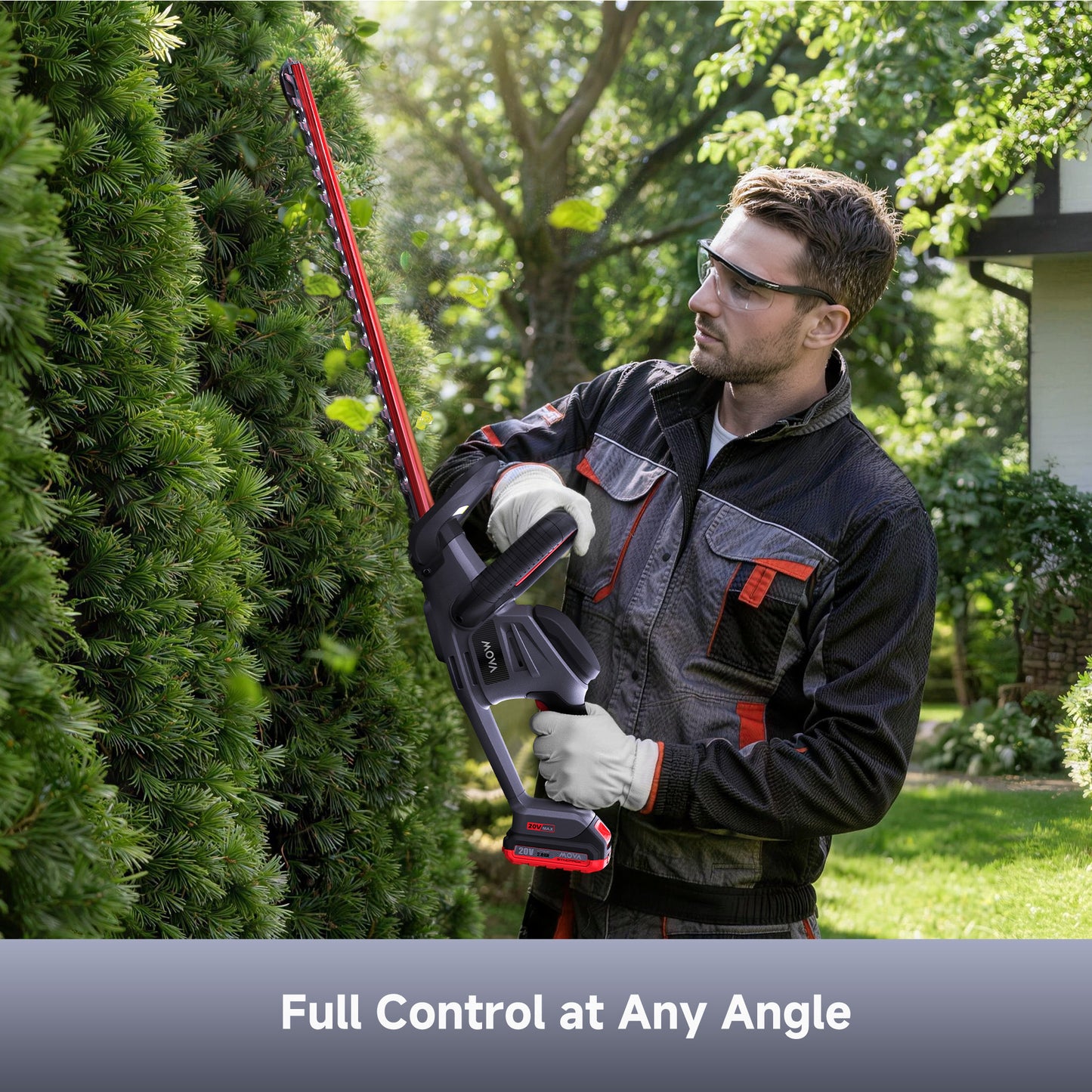 MOVA 20V 55cm Hedge Trimmer