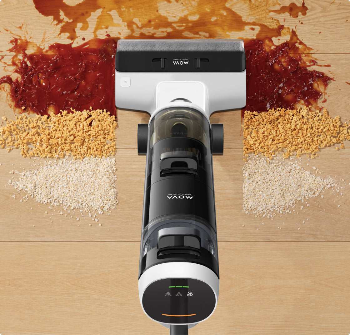 Handle Wet & Dry Messes in One Go -