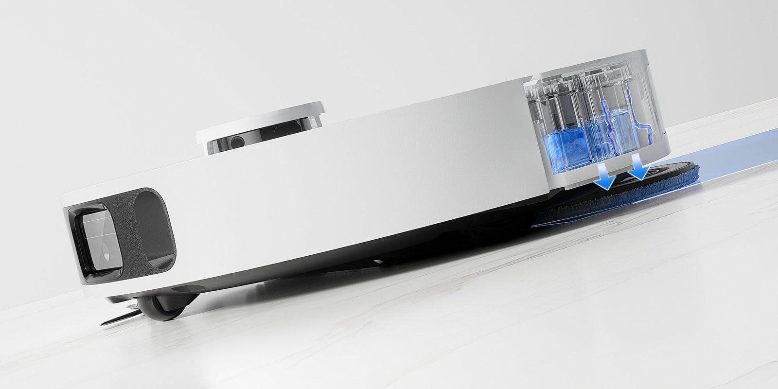 Built-in Water Tank
Keeping Mop Optimally Hydrated - 