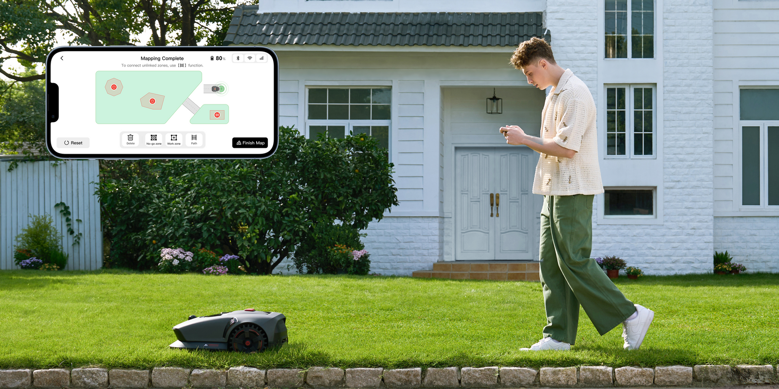 Easy and Fast Wire-Free Setup - 