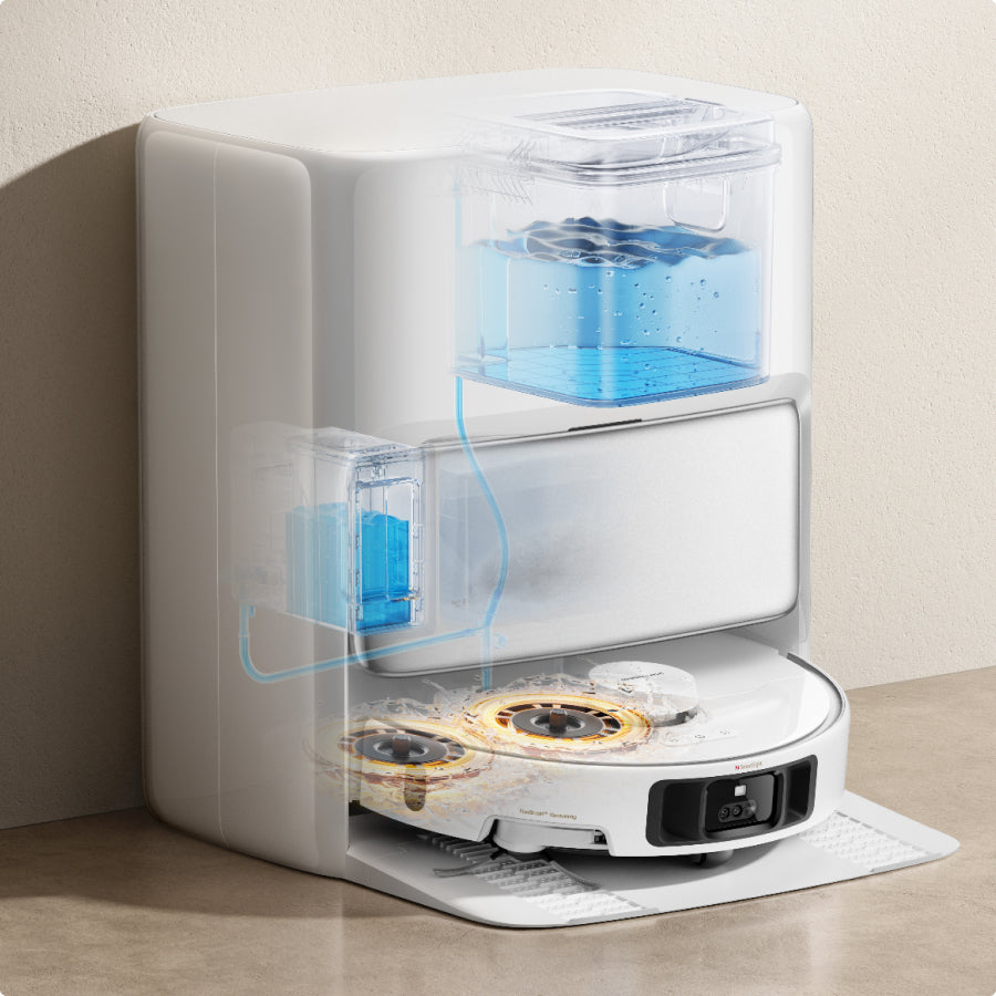 Cleans Mops & Refills Solution with Ease