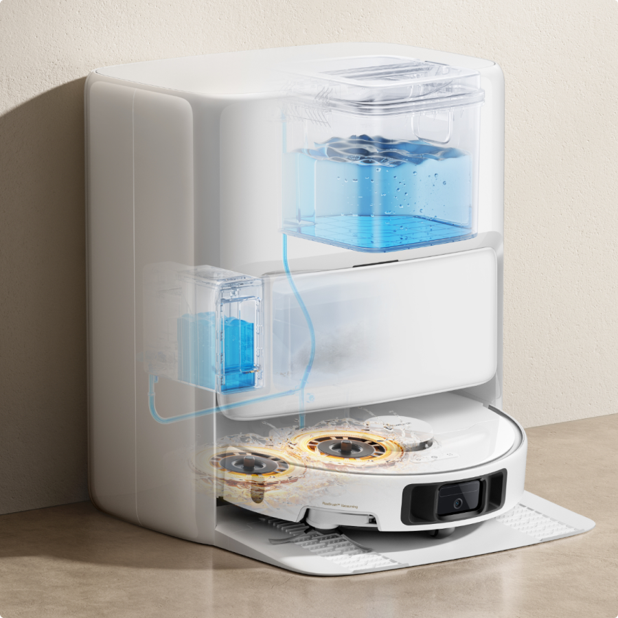 Cleans Mops & Refills Solution with Ease