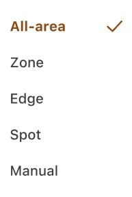 Mowing Modes detail