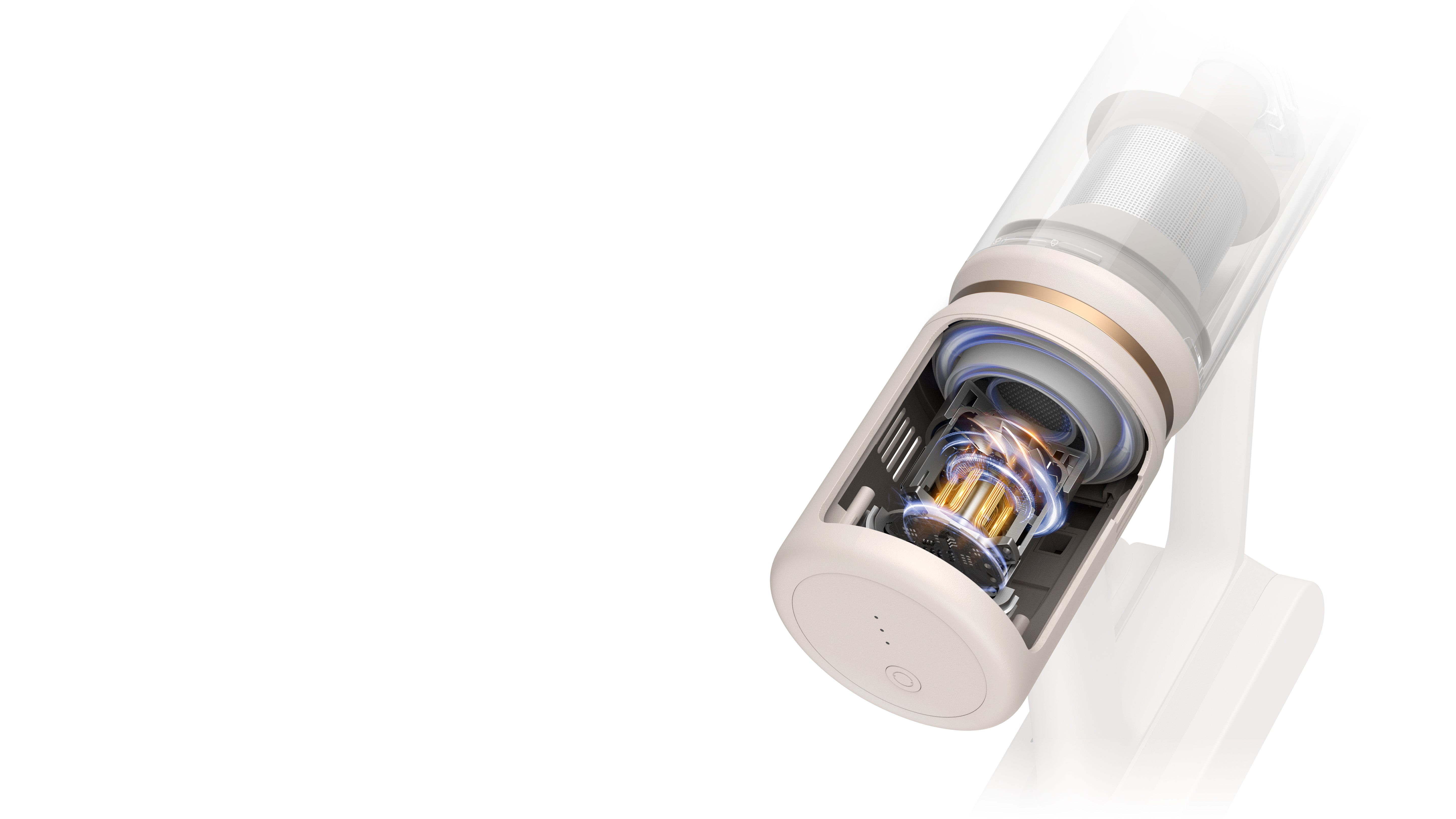 Powerful Brushless 
Motor Generates 
Cleaning Suction