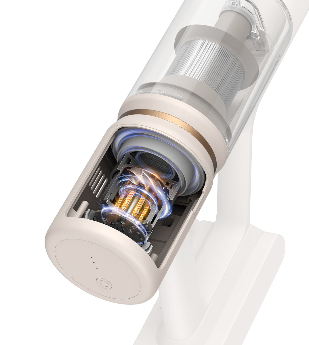 Powerful Brushless 
Motor Generates 
Cleaning Suction