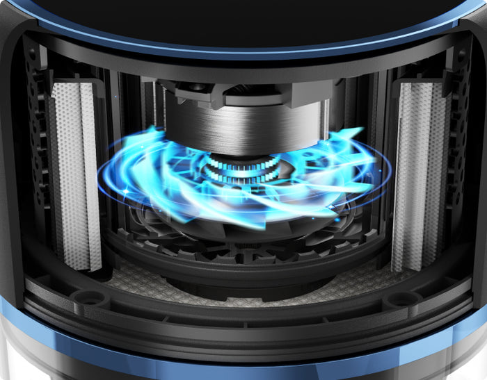 High-Speed Brushless Motor Generates Powerful Suction