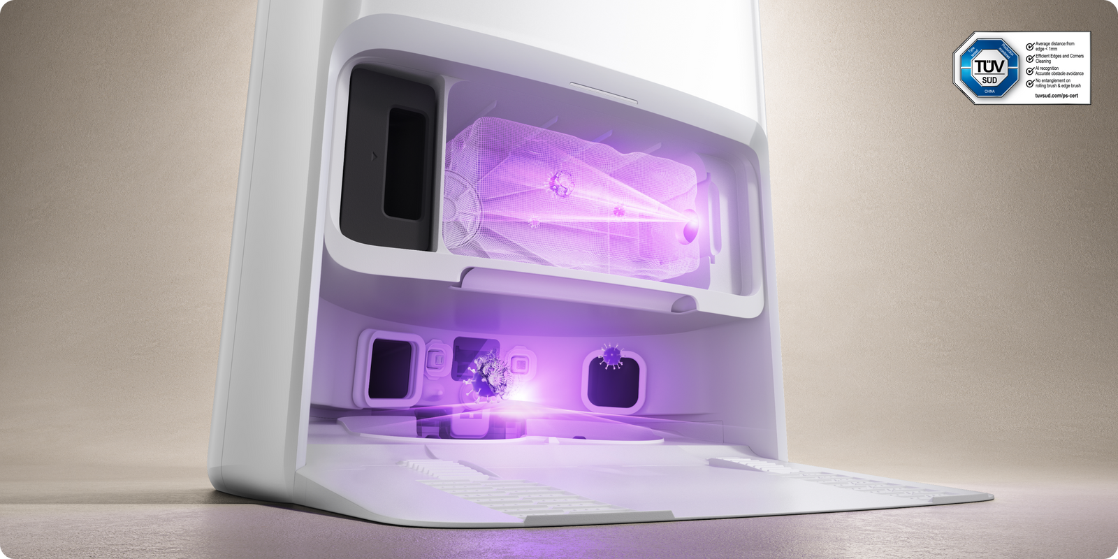UV Sterilization, Effective Bacteria Removal - 