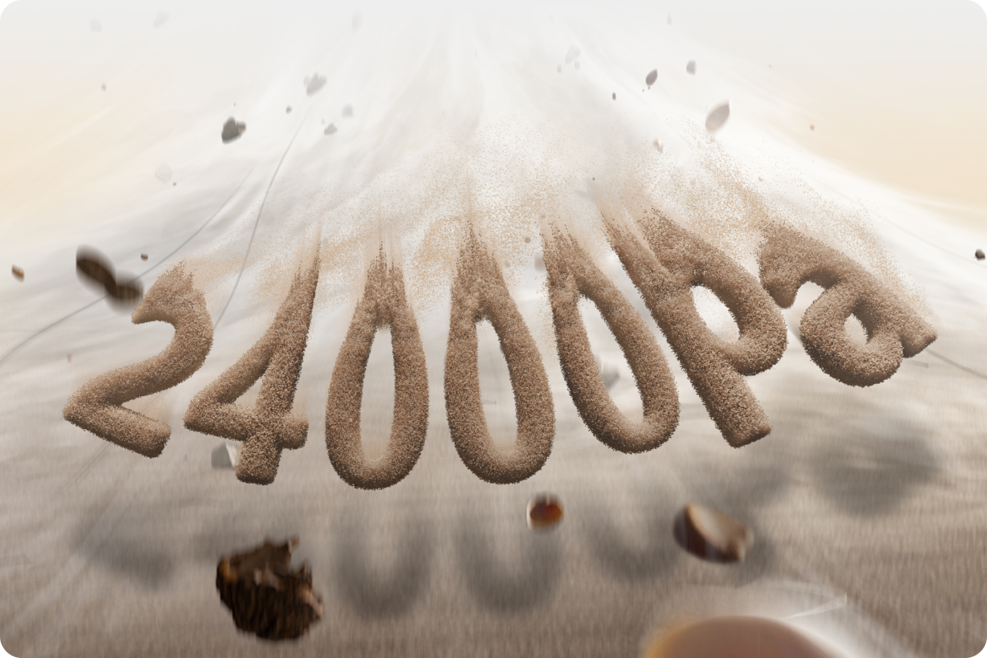 24,000Pa Vacuuming Power - 