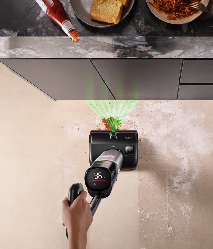 Identifies, Adjusts, Cleans - Smart Suction Adjustment