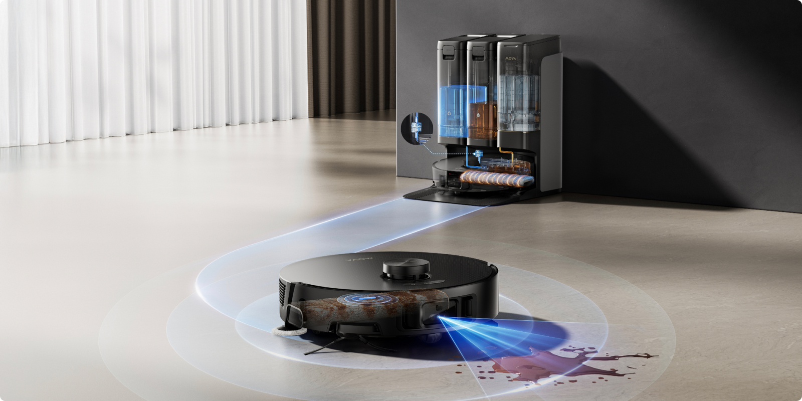 Real-Time Multiple Dirt Detection, Targeting &amp; Tackling Every Mess - MOVA Innovation