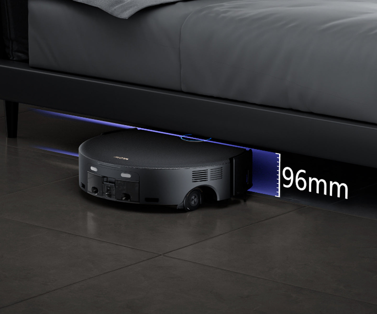 mova z60 ultra roller complete deep cleaning even under low furniture - 