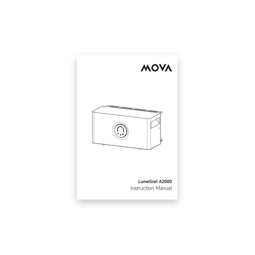 
              

MOVA LumeGret A2000 Solar Power System User Manual x 1

            