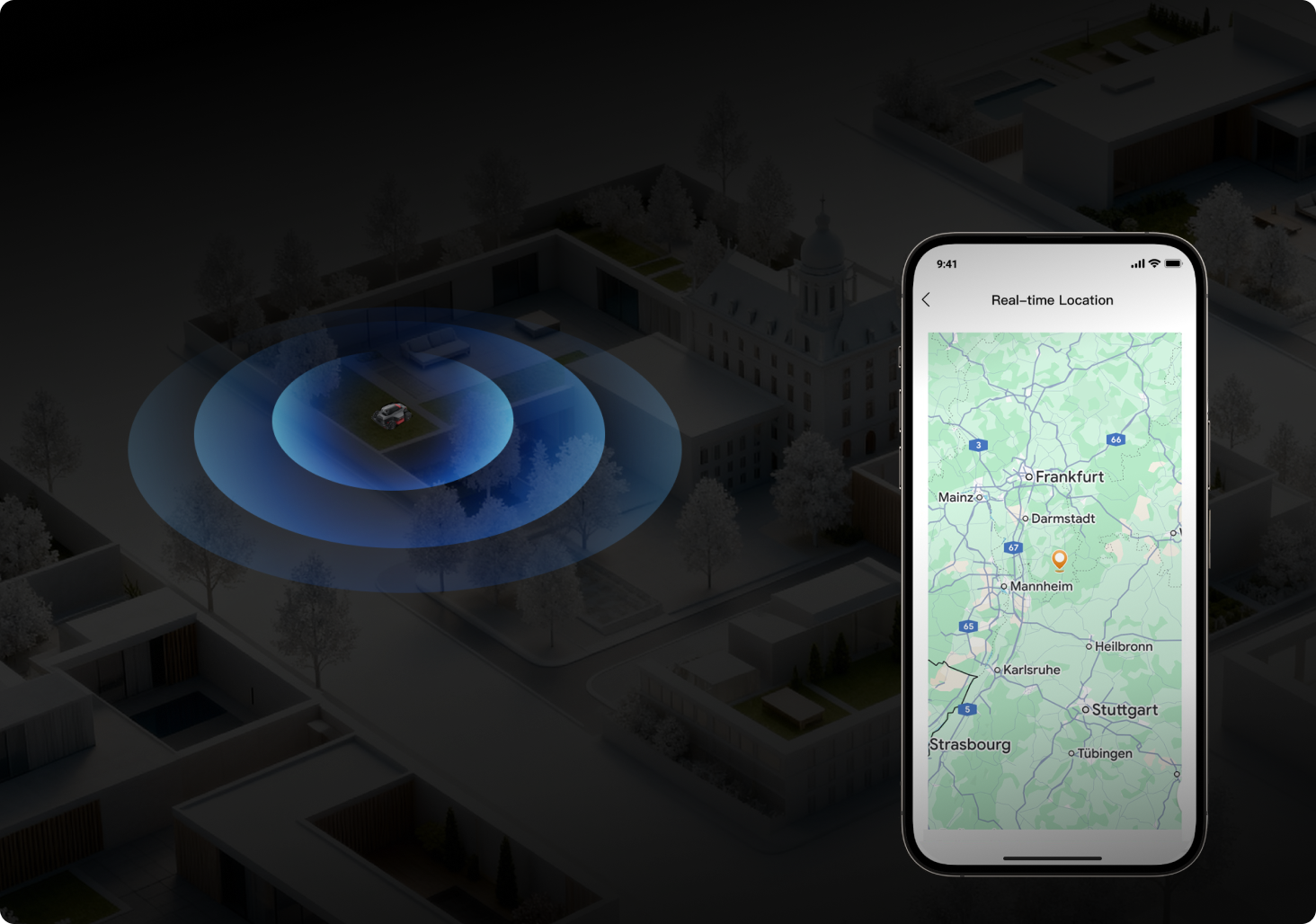 Location Tracking - Always track the real-time location via the MOVAhome App using built-in GPS*.