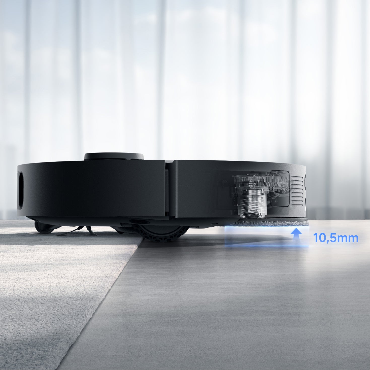 MOVA E50 Ultra Robot Vacuum Black Smart Carpet Cleaning Protect Your Carpets