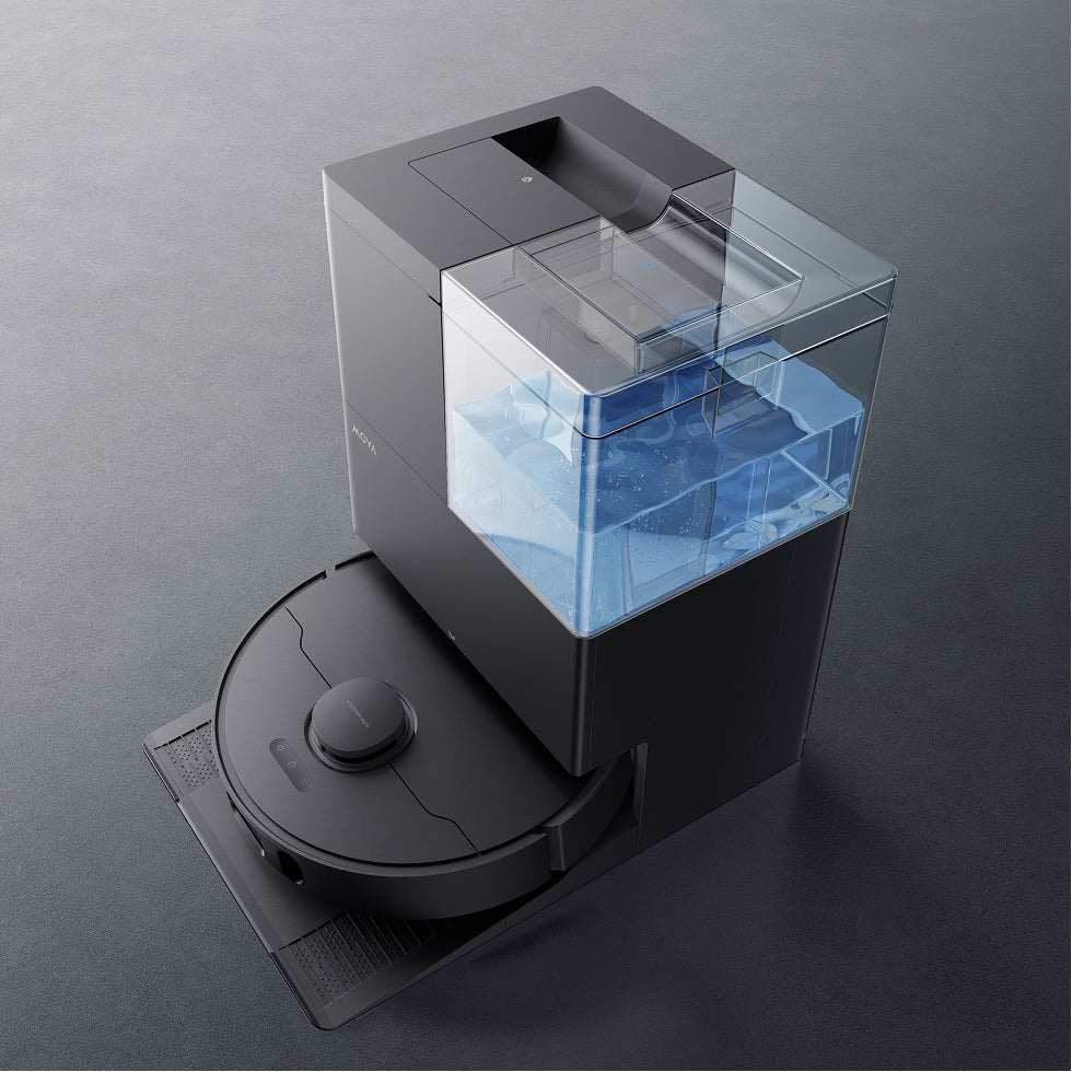MOVA E50 Ultra Robot Vacuum Black Large-Capacity Water Tank for Whole-Room Clean