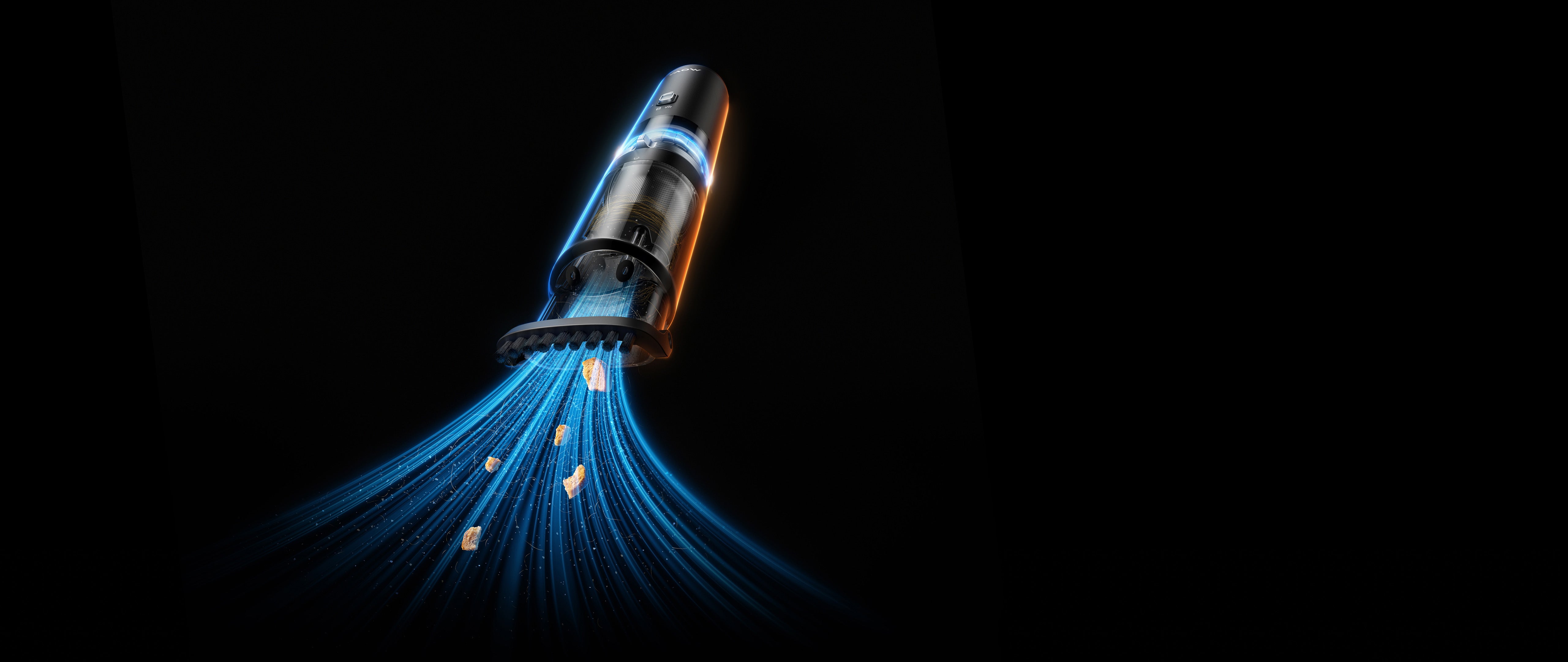 18,000Pa Suction, Powered by Vortex Core™ Motor