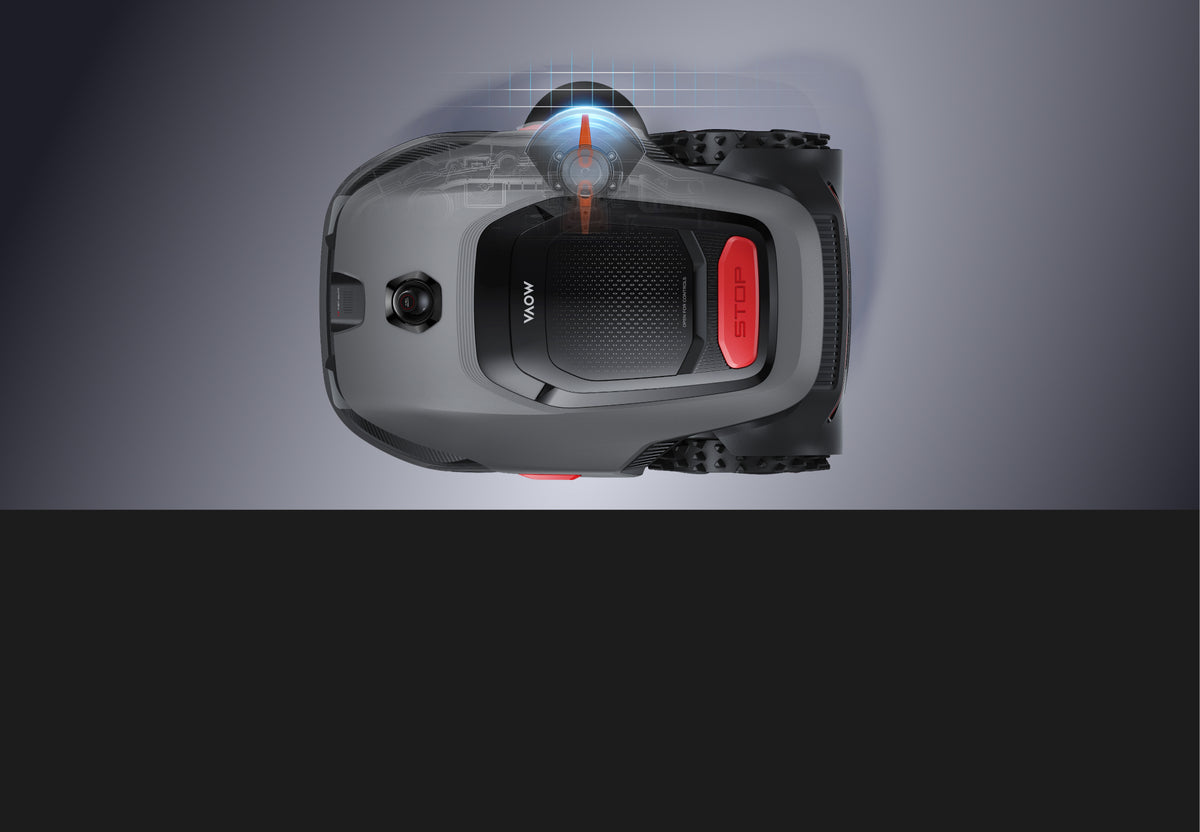 UltraTrim™ 3.0 - Right-mounted edge disc achieves true 0cm edge cutting along raised or uneven boundaries with UltraView™ 2.0 and an integrated infrared sensor.