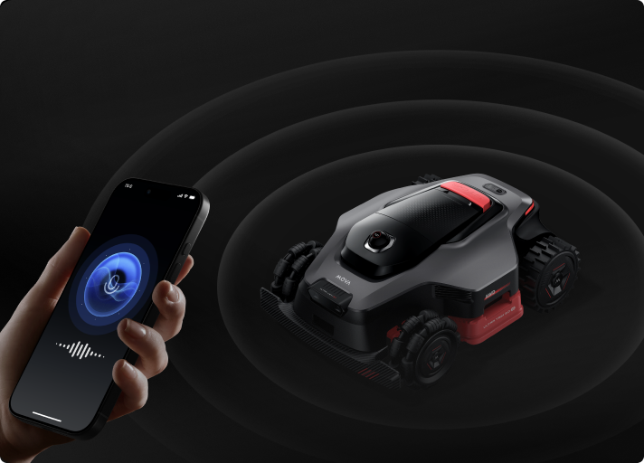 Live Audio - Speak through the mower to deter strangers intruding your yard.