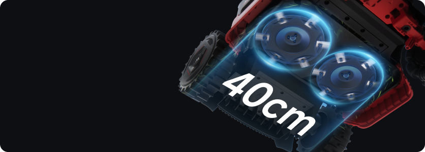 40cm Dual Discs - Efficient Mowing with 