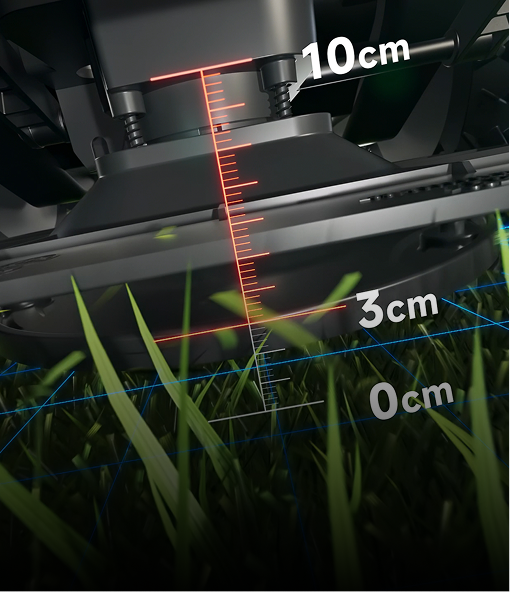 3-10cm - Adjustable
Cutting Height