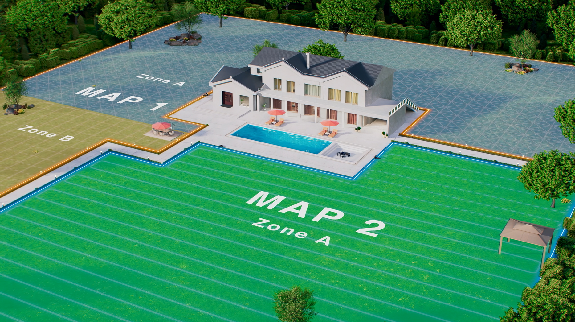Dual Maps - &amp; Up to 150 Managed Zones