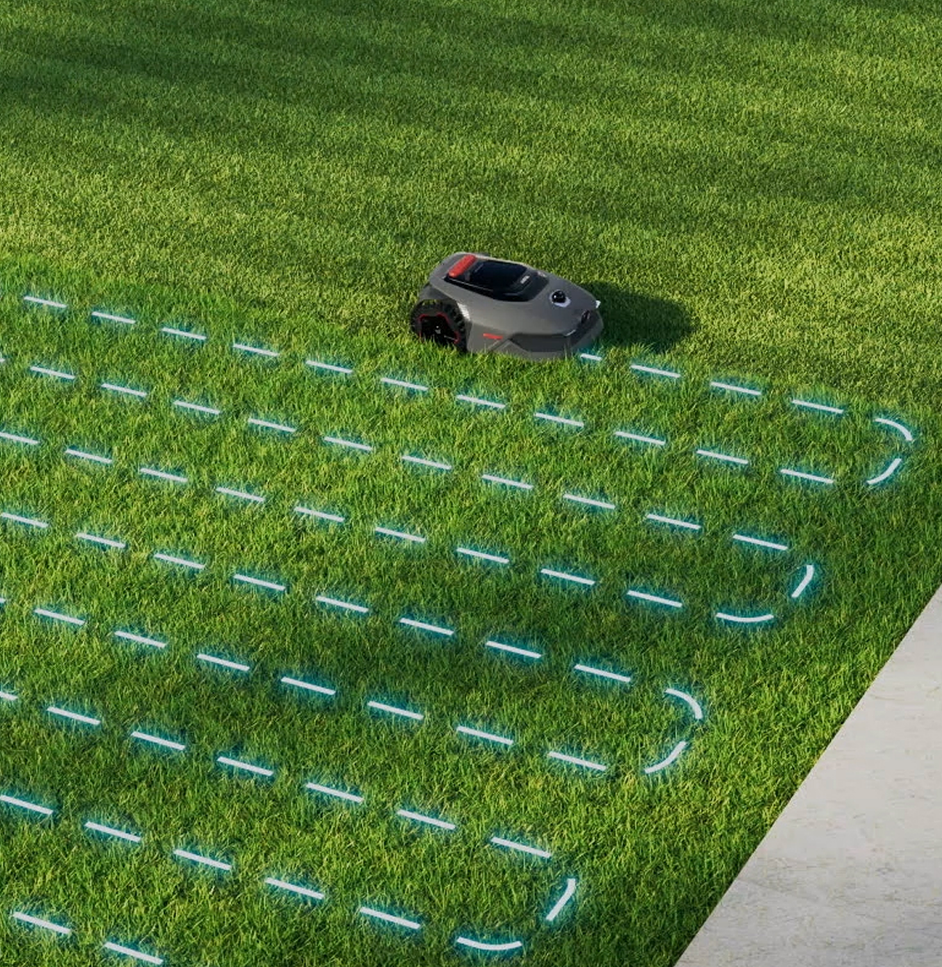 U-Shape Path &amp; Long Runtime for Mowing Efficiency - 