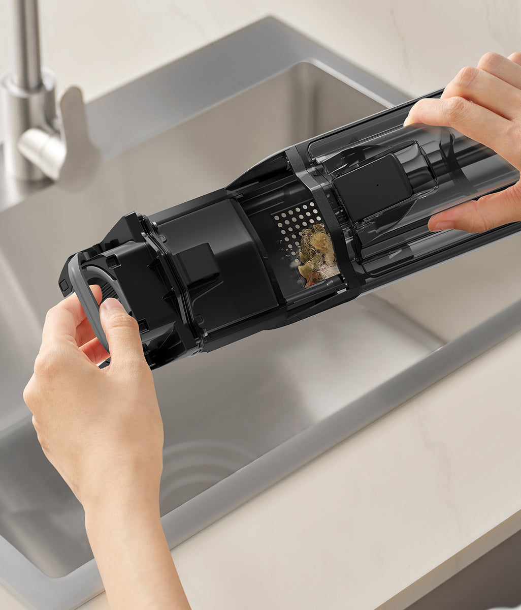 Hassle-Free Waste Disposal - Quick & Clean Filter Emptying