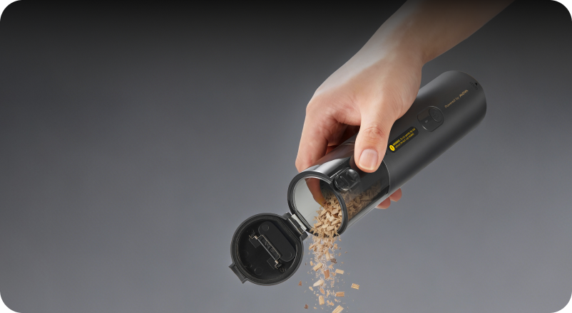 Pop-Open 
Dust Cup - 