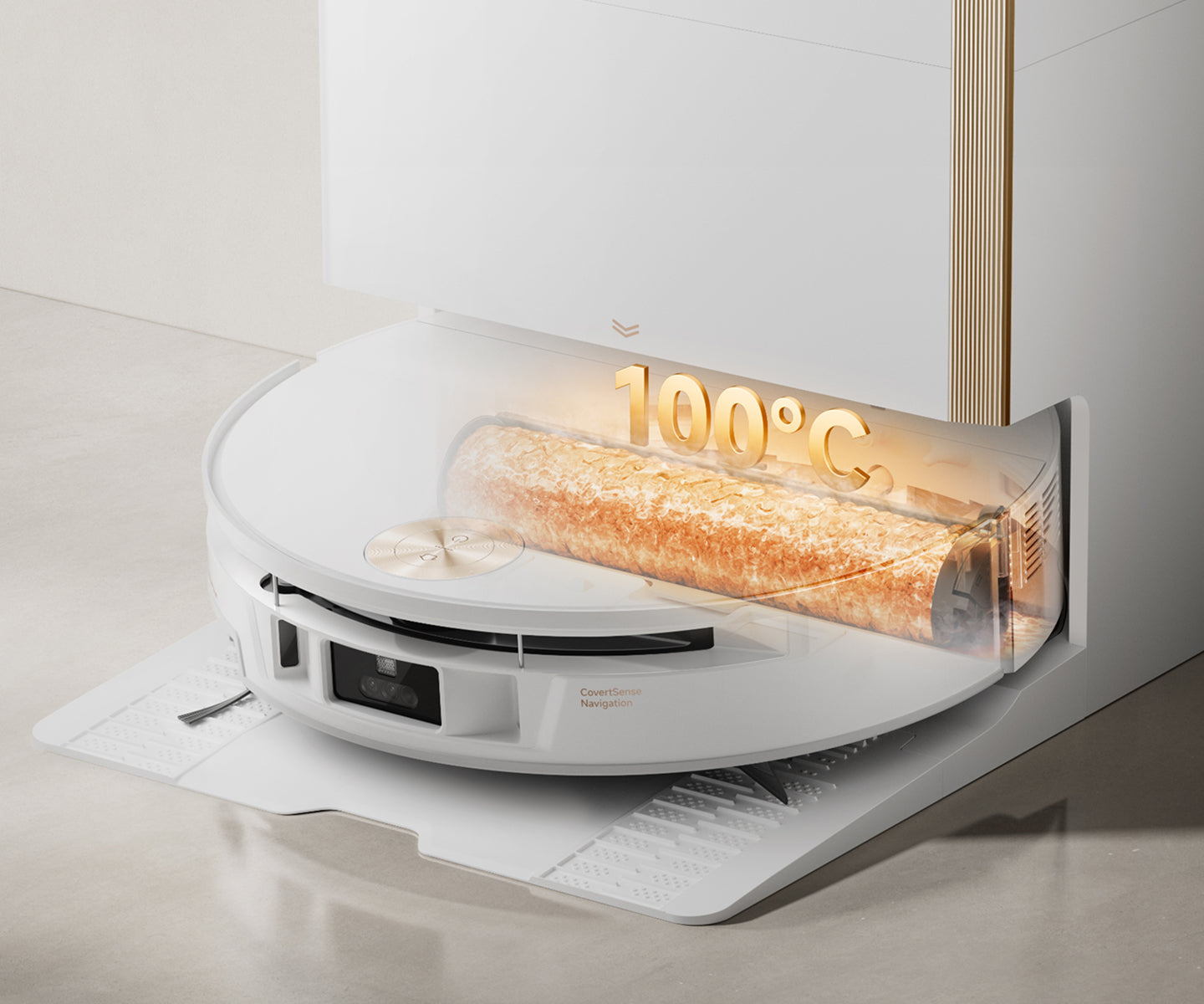100°C (212°F)* High-Temperature Mop Washing - 