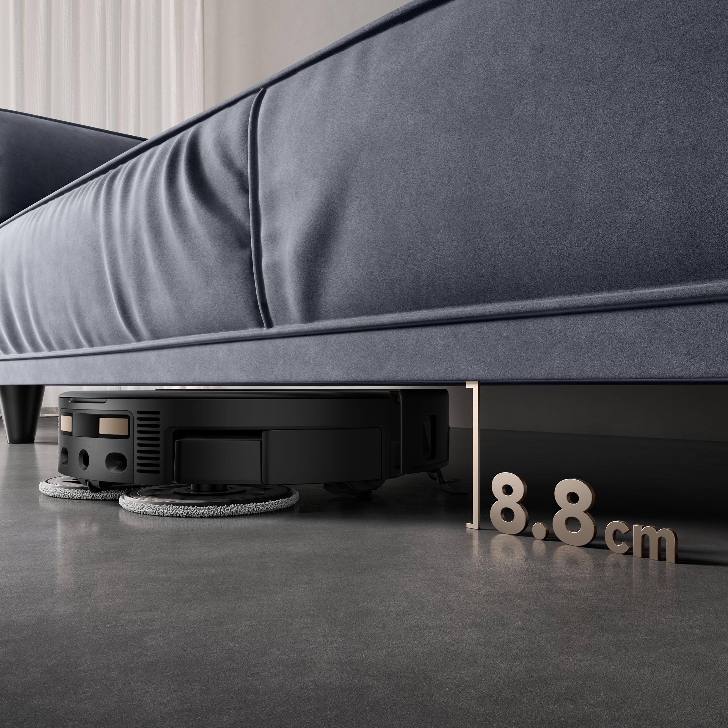 MOVA V70 Ultra Complete X Robot Vacuum Black FlexScope™ Navigation See Clearly, Move Freely