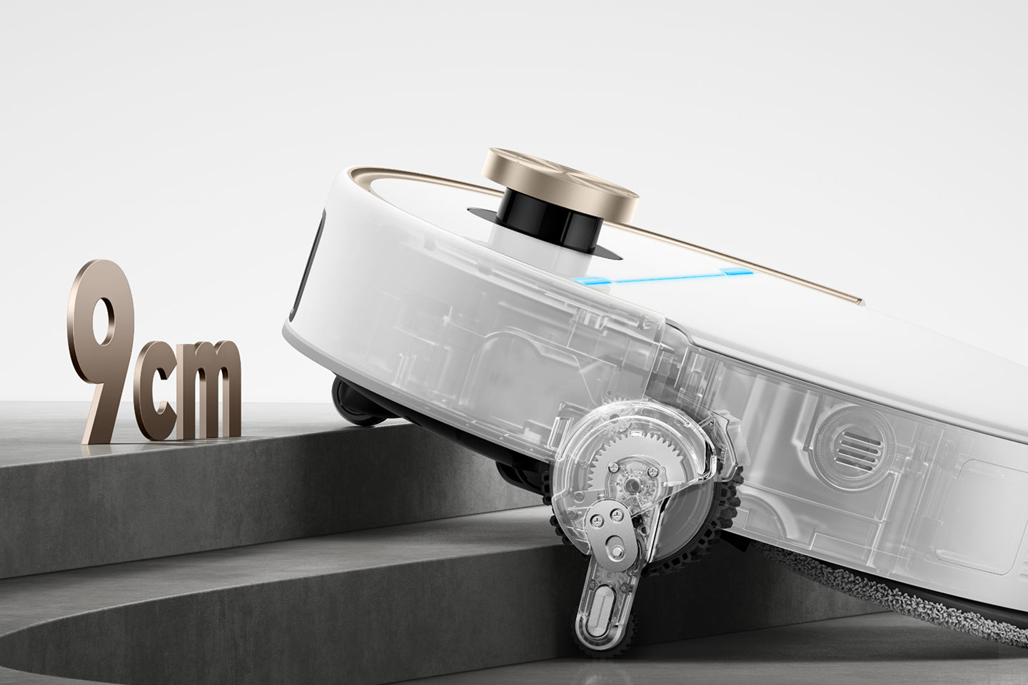 Up to 9cm* Obstacle-Crossing - 