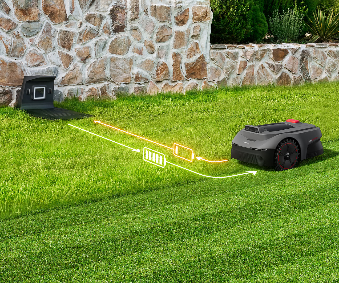 Smooth,
Seamless Mowing - 