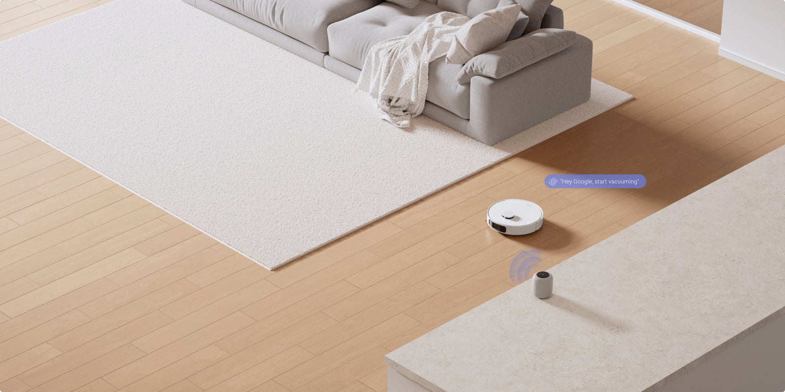 Voice Command Makes Cleaning Easy - Voice Control